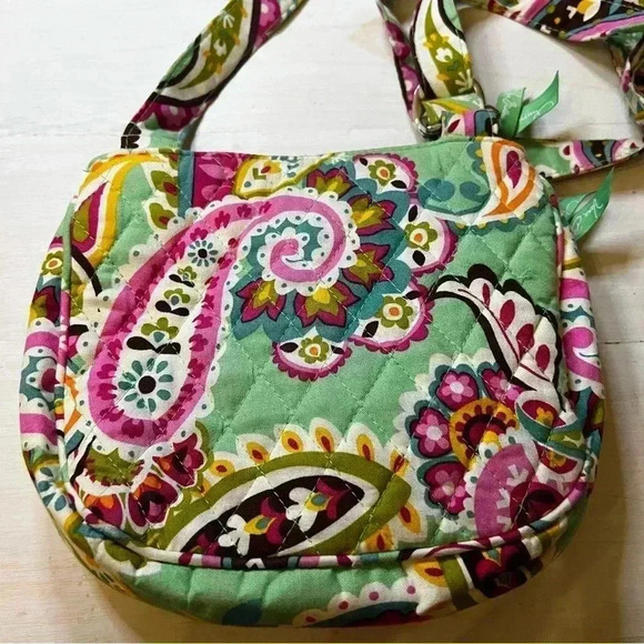 Vera Bradley Green Floral Women's Bag - Picture 4 of 6